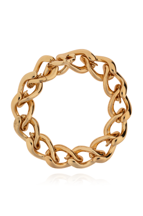 Gold Bracelet with logo Balenciaga - Vitkac France